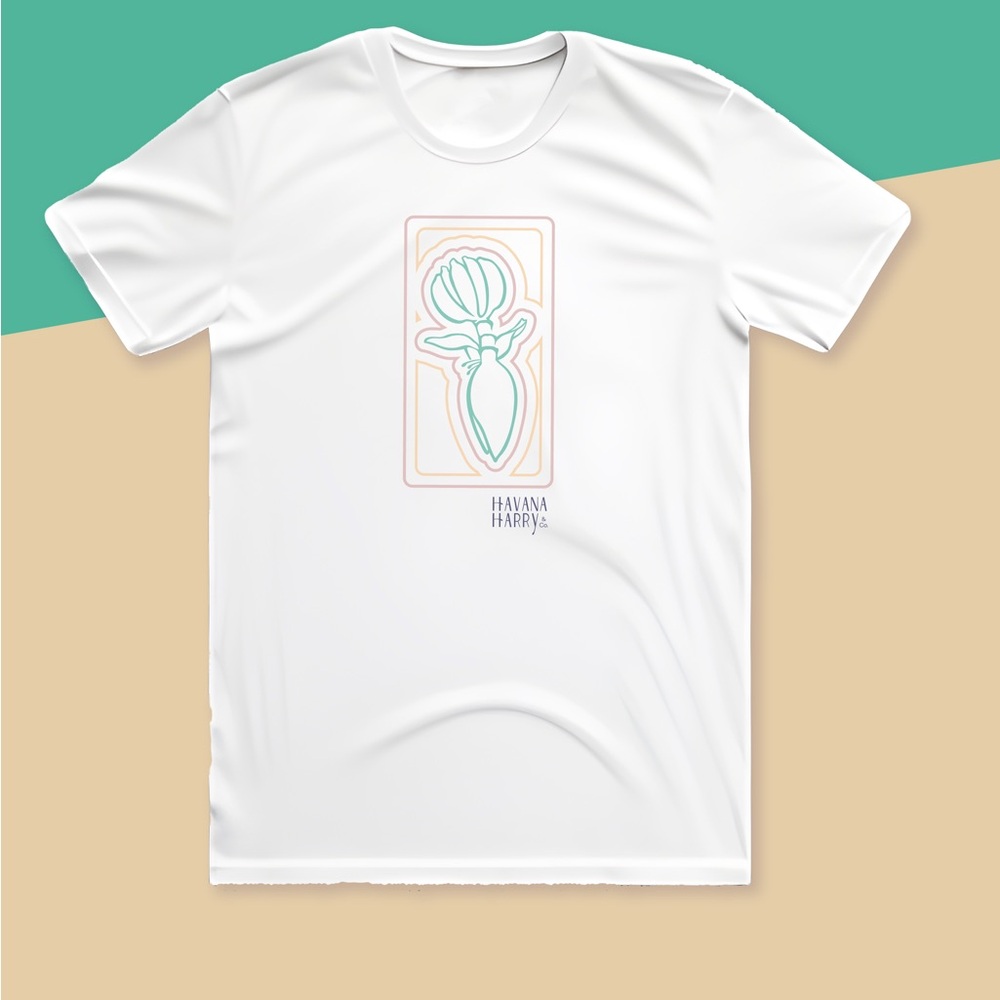 Havana Harry & Co. 
El Clásico Tee – Banana Flower Logo Tee